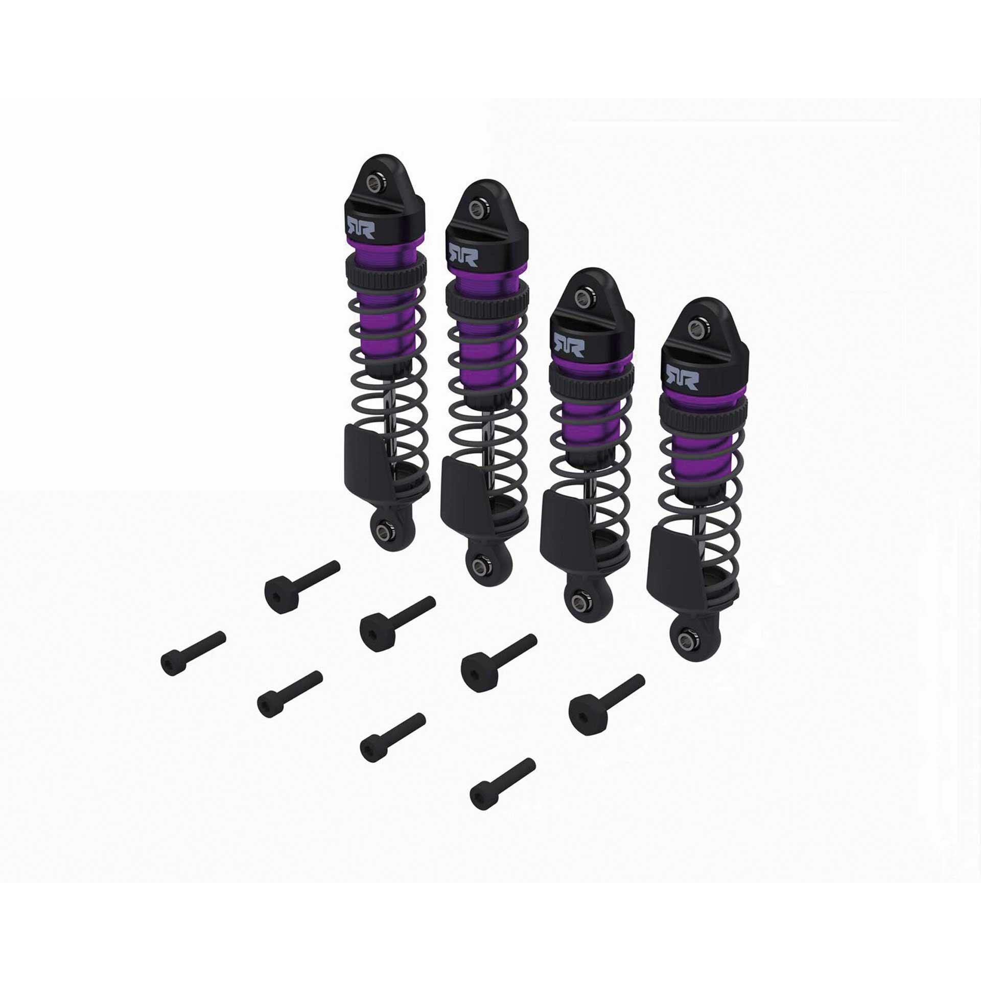 Arrma Shock Set, F/R Assembled,700cSt Oil (Purple) (4Pcs) - Mini
