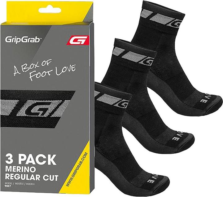 Productafbeelding GripGrab Merino Sokken 3 Pak (41 - 44)