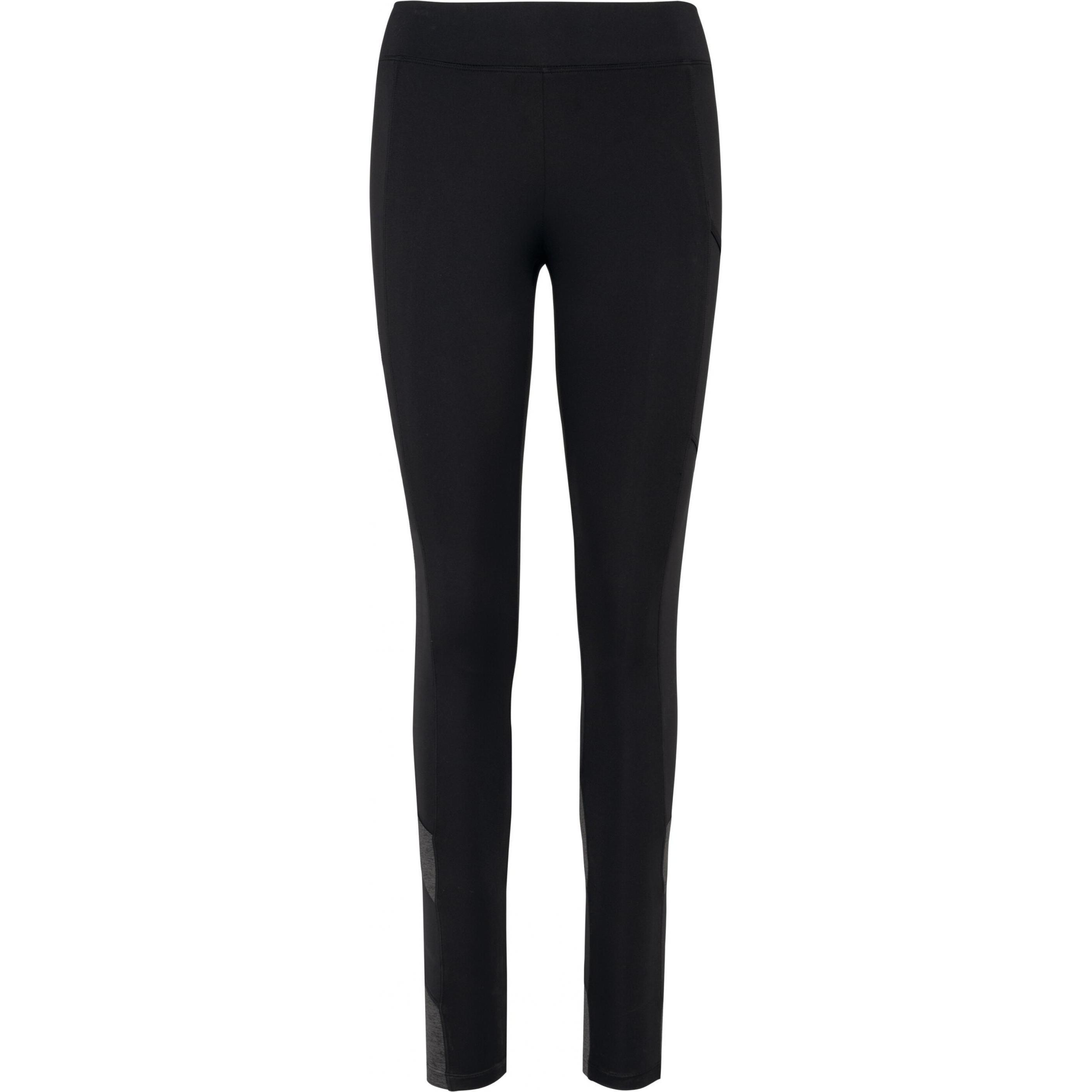 Proact, Damen, Hosen, Leggings zweifarbig Frau, Schwarz, (S)