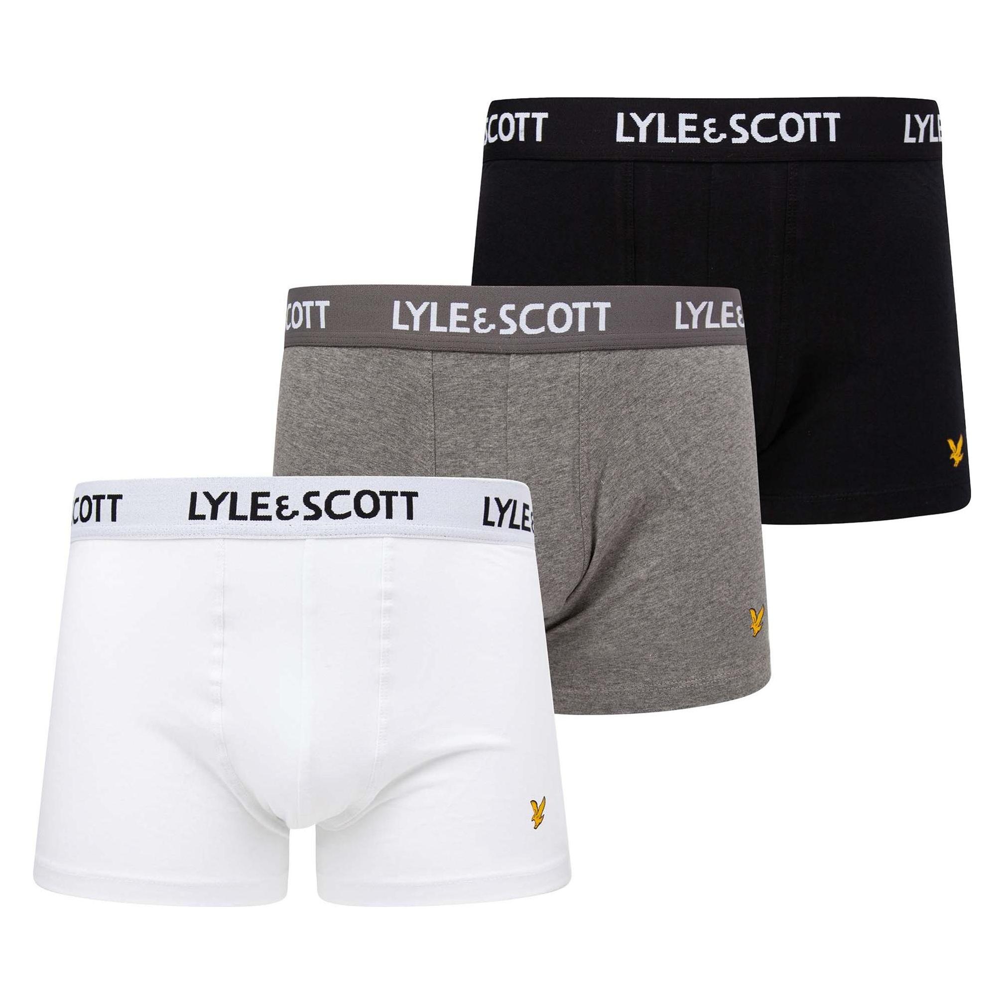 Lyle And Scott, Herren, Unterhosen, Barclay, Mehrfarbig, (Xl, 3er Pack)