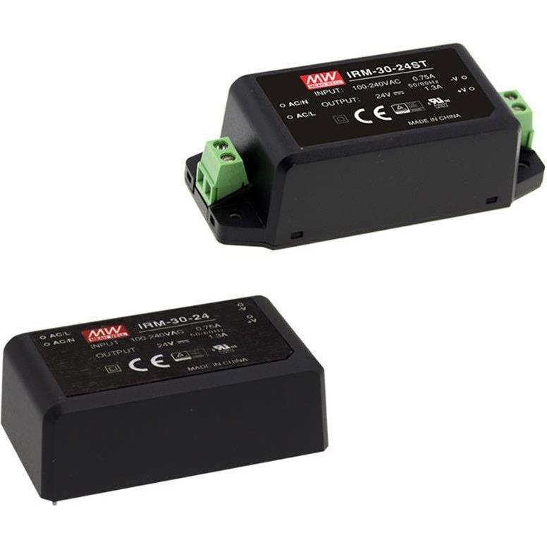 MeanWell, Spannungswandler, MEAN WELL IRM-30-5 Netzteil 30 W Schwarz (IRM-30-5)