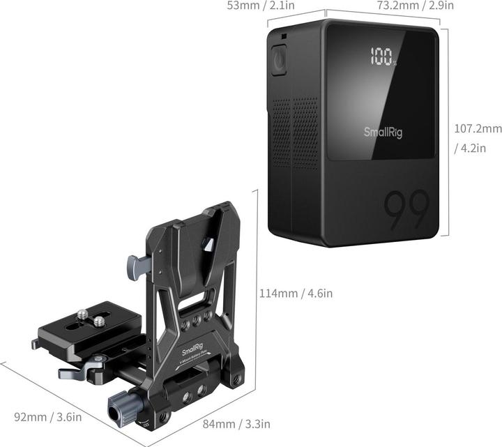 Produktbild SmallRig VB99 mini V Mount Battery (Kit) 5048 (Kamera Akku)
