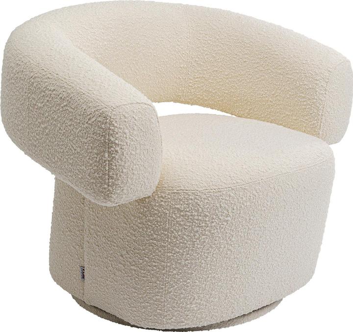 Actual product image Kare Design Swivel Armchair Maye Cream