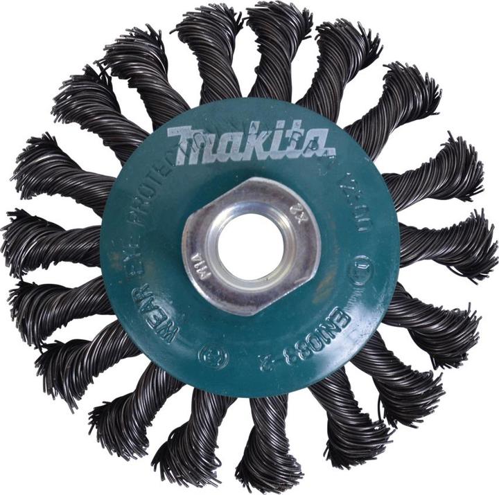 Actual product image Makita Round brush knotted 100mm