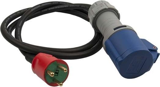 Actual product image Elworks Adapter cable CEE/DK S8 1.4m