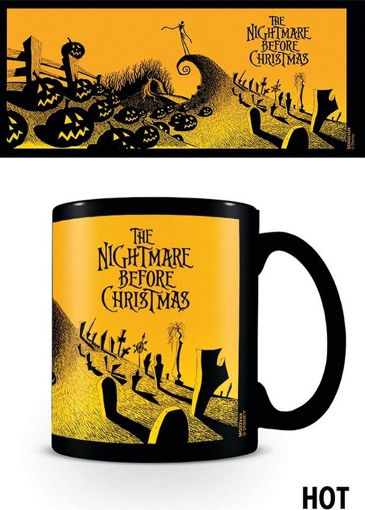 Actual product image Dick Smith Mug With Colour Change Graveyard Scene (315 ml)