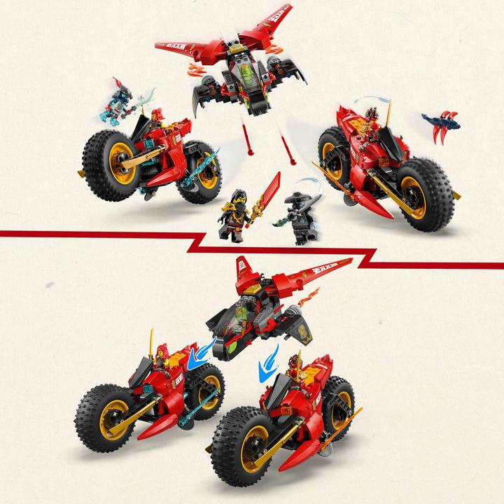 Actual product image LEGO Ninja action racer (71844, LEGO Ninjago)