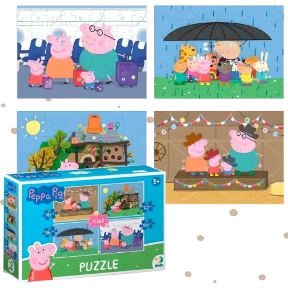 Dodo Peppa Pig 4-in-1-Puzzle