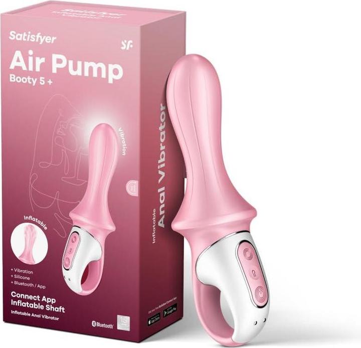 Produktbild Satisfyer Air Pump Booty 5 Connect App - Red