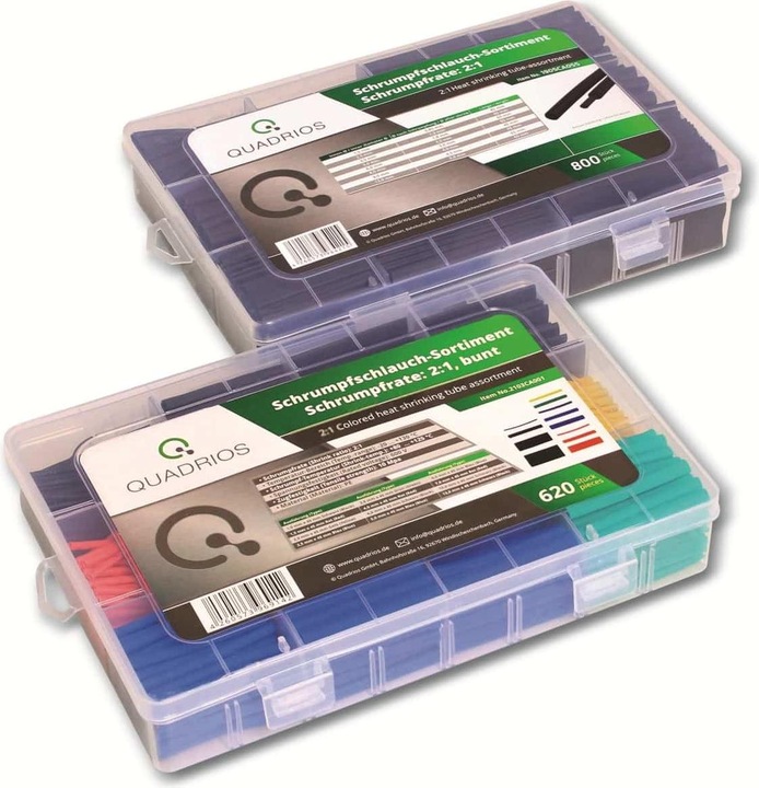 Actual product image Quadrios Universal heat shrink tubing set - 1420 tlg (1420 x)