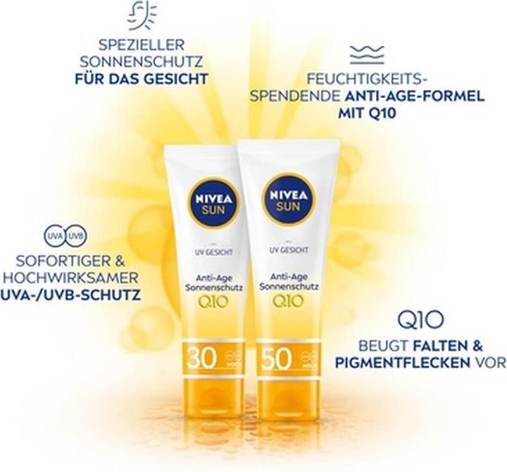 Actual product image NIVEA Sun (Suntan cream, SPF 50, 50 ml)