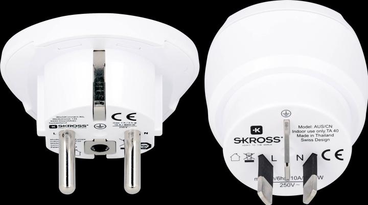 Actual product image Skross World to Australia/China