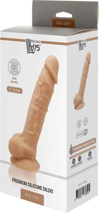 Actual product image Dream Toys Real Love Dildo 7 Inch Meat