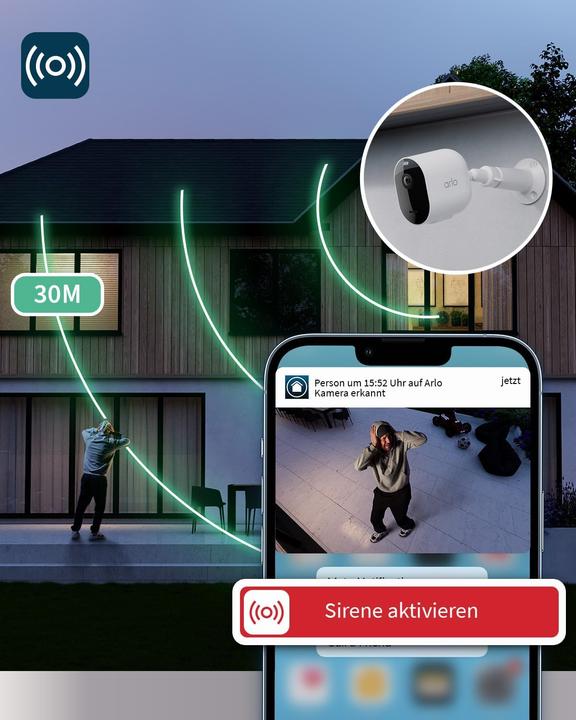 Produktbild Arlo Pro 5 3 Kit (2560 x 1440 Pixels)