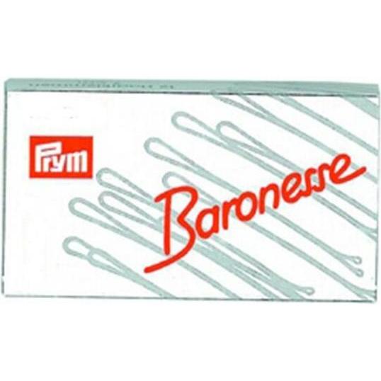 Baronesse Schwarz Haarklammer + Haarclips, Klemmen 120Er Box 4Cm (12 Stk.)