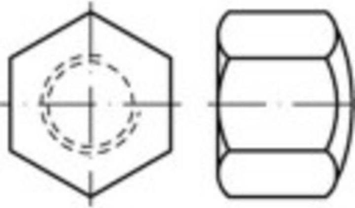 Produktbild Toolcraft Sechskant-Hutmuttern M16 DIN 9 (M16)