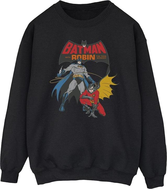 Actual product image Mens Batman And Robin Cotton Sweatshirt (XL)