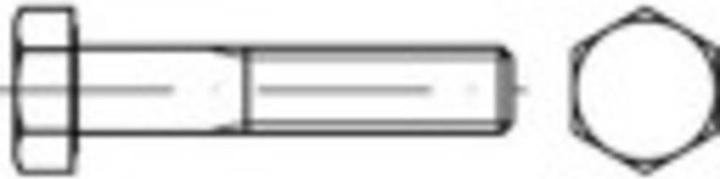 Image du produit Toolcraft Vis à tête hexagonale M8 45 mm Au (200 Vis par pièce)