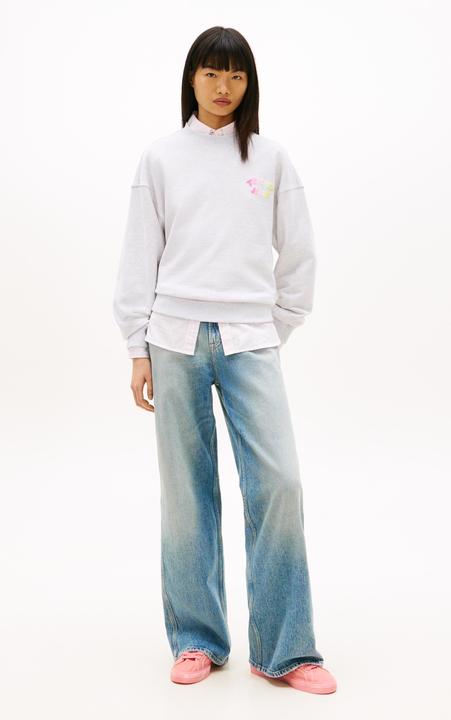 Image du produit Tommy Jeans Bubble Logo Boxy Crew Neck Jumper (M)