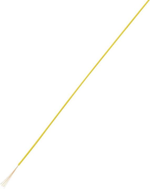 Actual product image Tru Components Stranded wire LiFY 1 x 0.05 mm² Yellow 1 (25 m)