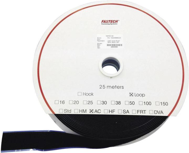 Produktbild Fastech Klettband zum Aufkleben Flausc (25 mm)