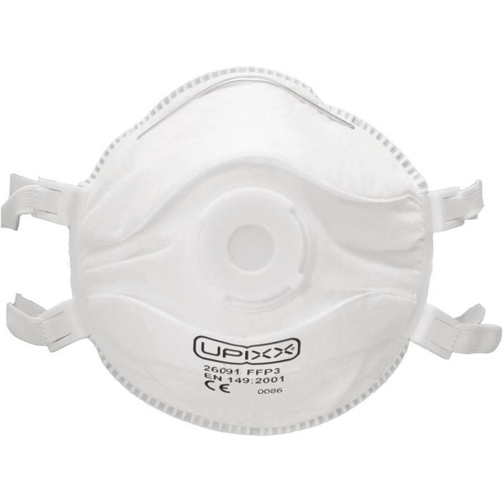 Upixx, Maschera respiratoria, Maschera per polveri sottili con valvola FFP3 (FFP3, 1 x)