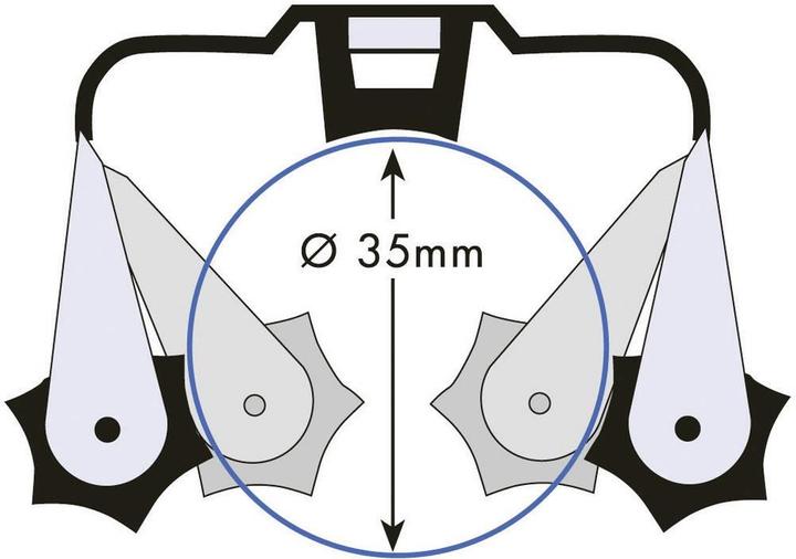 Actual product image 40 145 6-piece PRAX device holder
