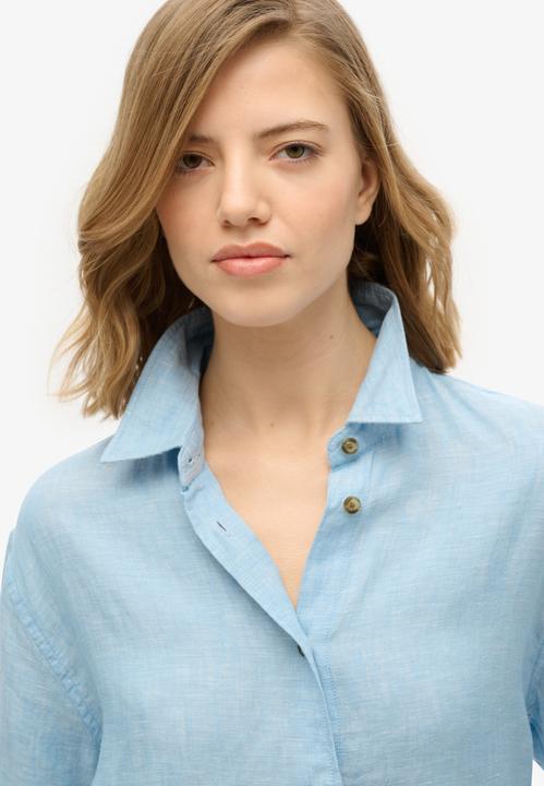 Immagine prodotto Superdry Lässiges Hemd aus Leinen im Boyfriend-Stil (XS)