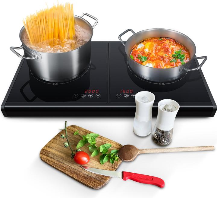Actual product image Steba HK 250 double ceramic hob 3500W 18.5cm Touch Control from 01/25
