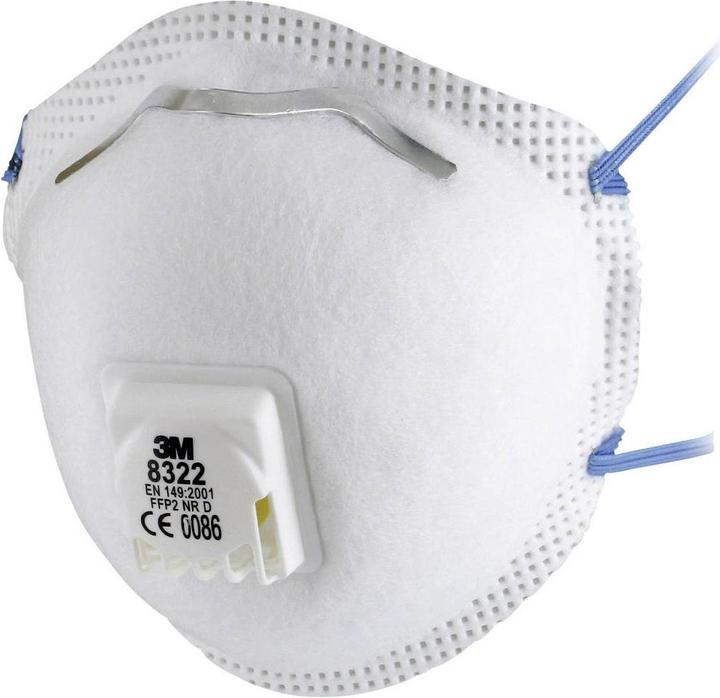 3M Fijnstofmasker met ventiel FFP2 (FFP2, 10 x)
