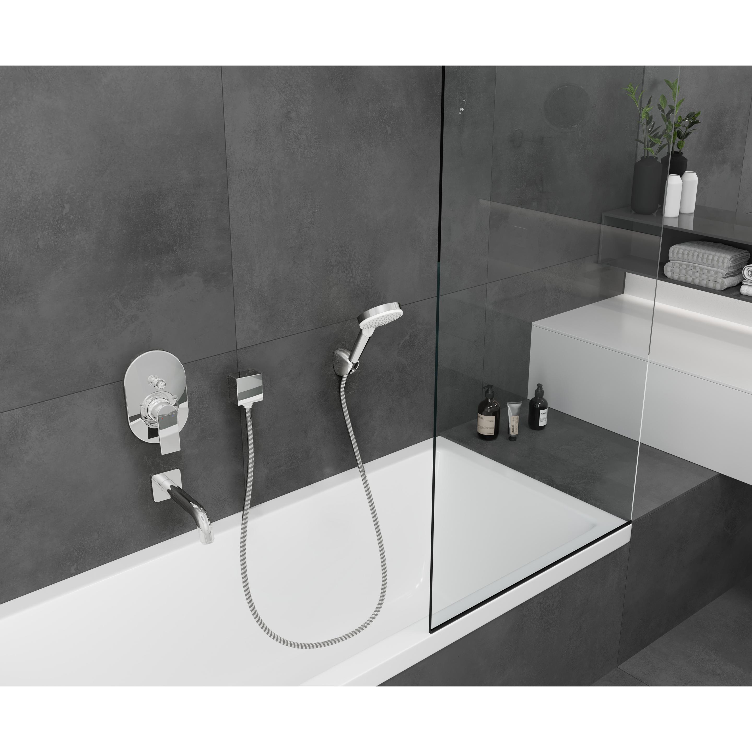 Thumbnail - hansgrohe, Badarmatur, HG Wanneneinlauf VERNIS Shape Ausladung 204mm chrom
