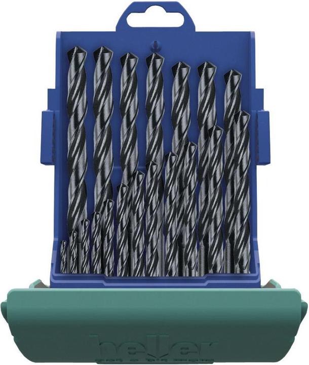 Heller HSS Metall-Spiralbohrer-Set 19 (1.0-10 mm)