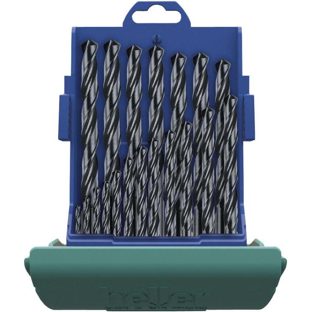 Heller, Bohrereinsatz, HSS Metall-Spiralbohrer-Set 19 (1.0-10 mm)