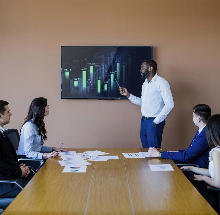 Image du produit edbak Support mural LCD 32"-37" noir (Plafond, 56.70 kg, 32" - 65")