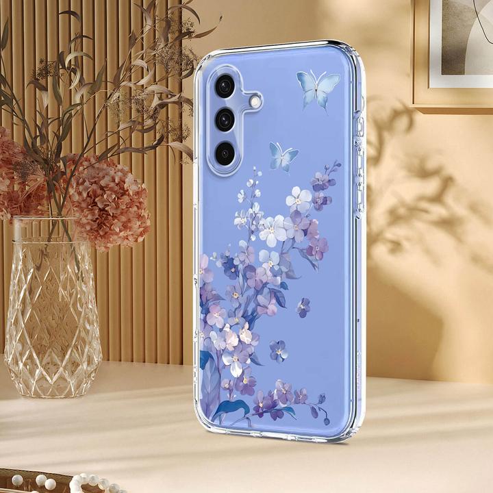 Immagine prodotto Cover-Discount Galaxy S25 FE - Silikon Gummi Hülle Blumen (Samsung Galaxy S25 FE)