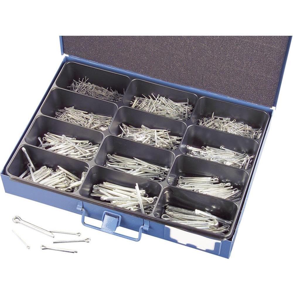 Zubehör Befestigungstechnik, 810772 1600tlg. Splinte-Sortim