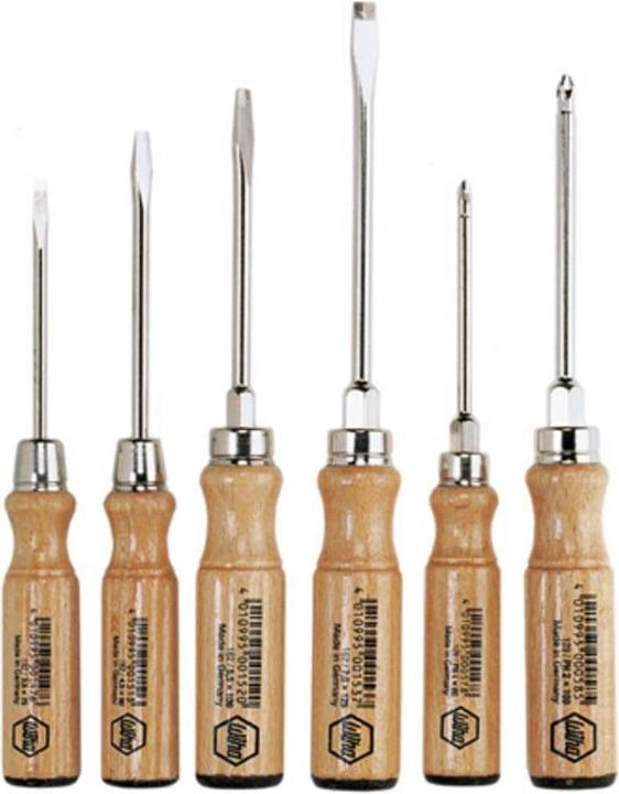 Produktbild Wiha Werkstatt Schraubendreher-Set (Pozidriv-Kreuzschlitz (PZ), Schlitzschrauben)