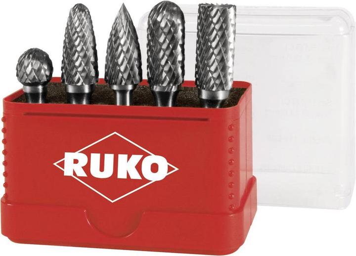 Actual product image Ruko TC burr set 5 pcs 11600