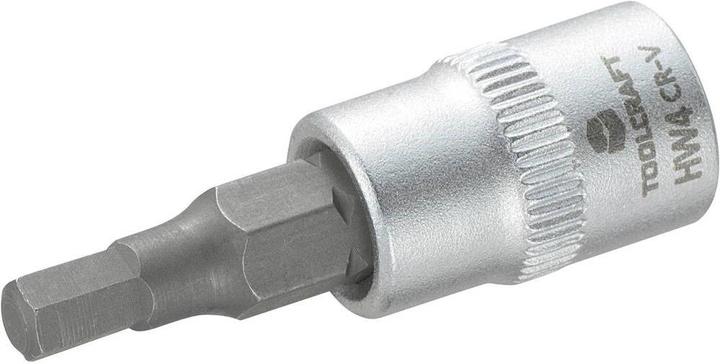 Produktbild Toolcraft Innen-Sechskant Steckschlüssel (4 mm)