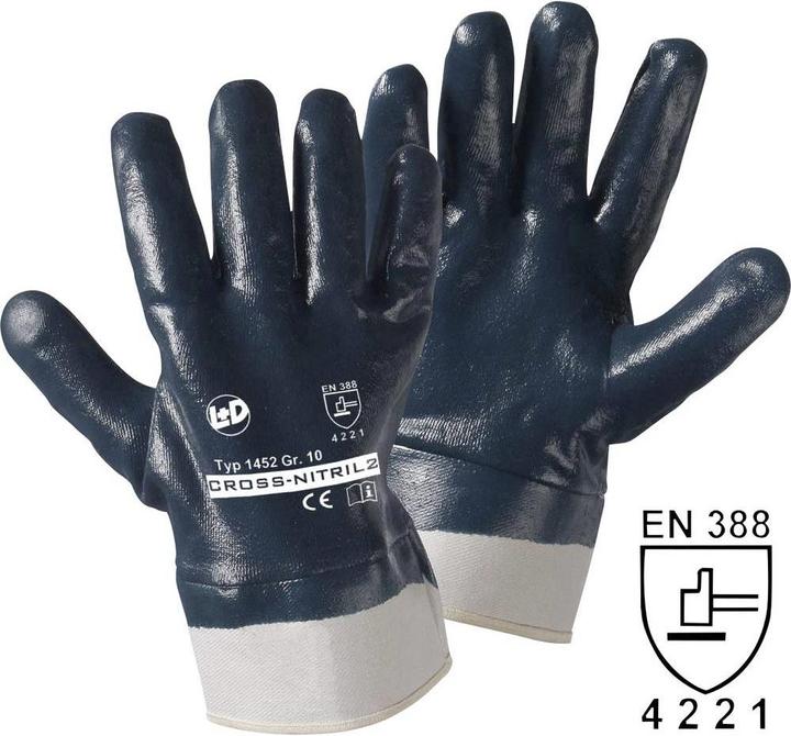 Produktbild L+D Nitrilkautschuk Arbeitshandsch (10)