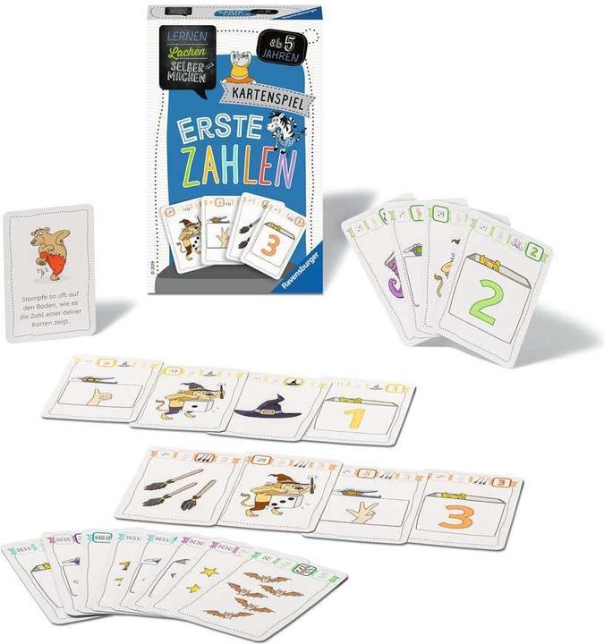 Actual product image Ravensburger Card Game First Numbers (German, 2 - 4 Players)
