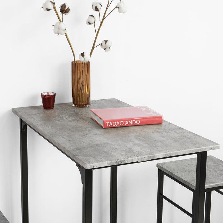 Produktbild SoBuy Bartisch mit Hockern Set