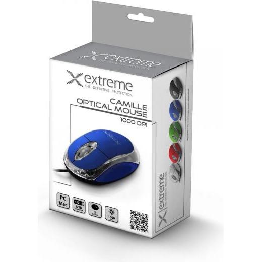 Thumbnail - Esperanza XM102B (Kabelgebunden), Maus, Transparent, Blau