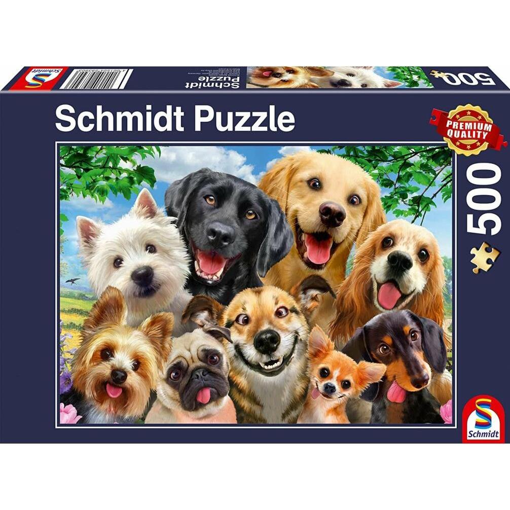 Schmidt Spiele Hunde - Selfie (500 Teile)