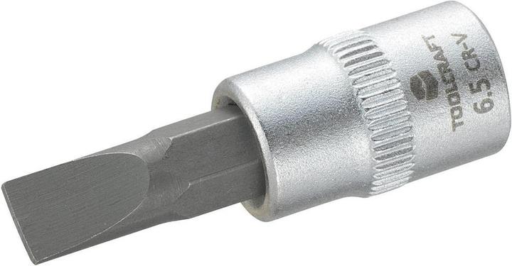 Produktbild Toolcraft Schlitz Steckschlüssel-Bit-Ein (6.3 mm)
