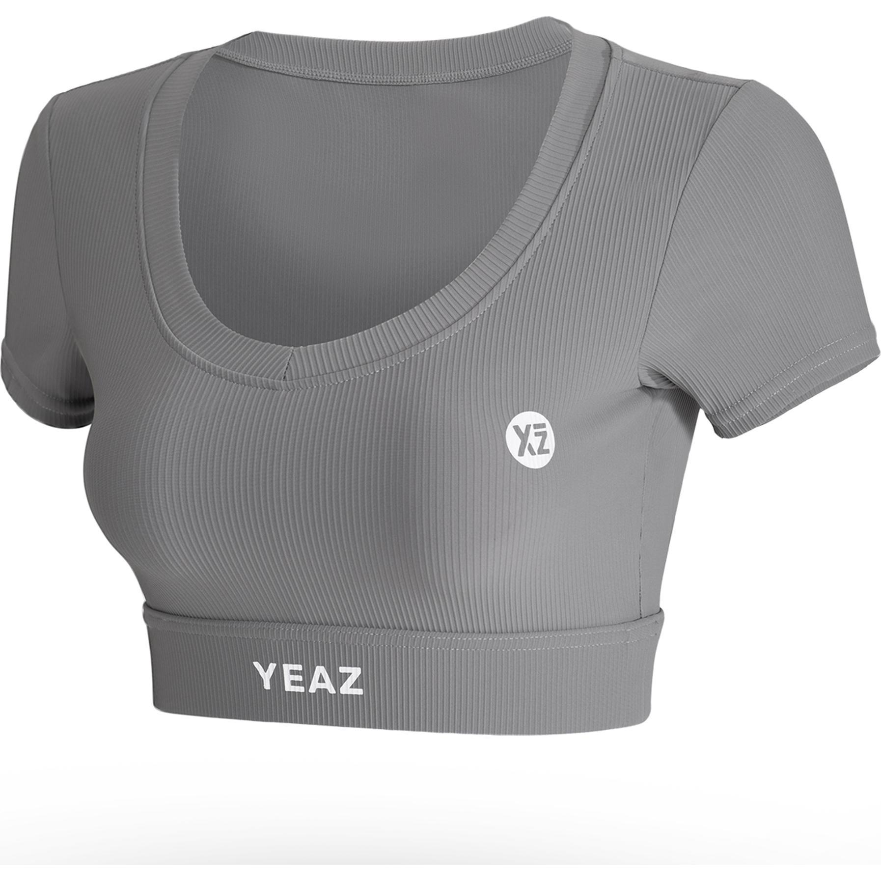 Yeaz, Damen, Sportshirt, Club Level (L), Grau, L