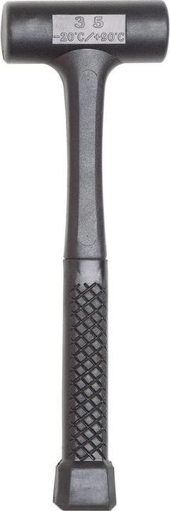 Actual product image Peddinghaus Non-rebound soft-face mallet - plastic-coated and metal body with steel ball centre (385 g)