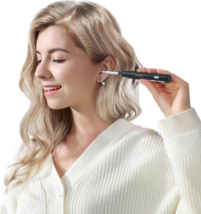 Immagine prodotto Ideoon Akku-Ohrreiniger mit Kamera, 14-tlg.