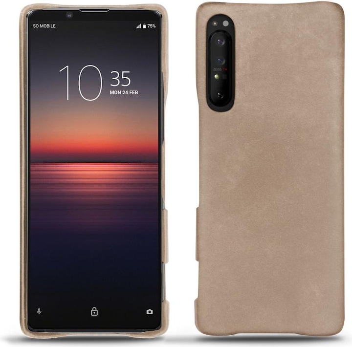 Actual product image Noreve Leather cover (Sony Xperia 1 II)