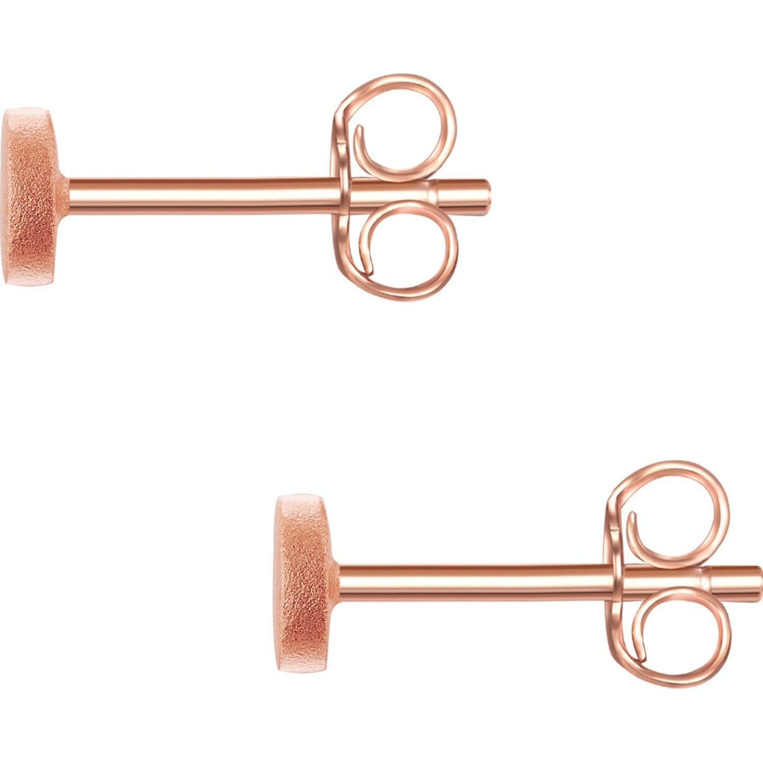 Thumbnail - Glanzstücke München, Ohrringe, Damen Sterling Silber roségold - 26611, (Sterling Silber)